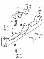 DEWALT DE7030-XJ BRACKET SPARE PARTS TYPER 1-2